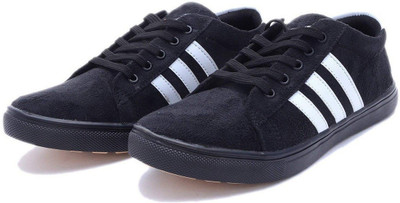 

Trovec Men's Casual Party wear Sneakers For Men(Black