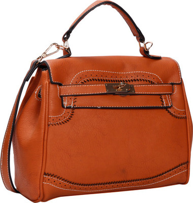 

Bagkok Women Casual Tan PU Sling Bag