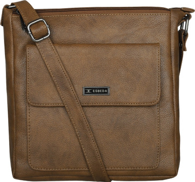 

ESBEDA Women Casual Brown Synthetic Leather Sling Bag
