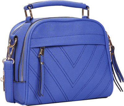 

Bagkok Women Casual Blue PU Sling Bag