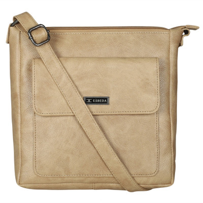 

ESBEDA Women Casual Brown Synthetic Leather Sling Bag