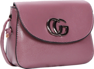 

Bagkok Women Casual Purple PU Sling Bag