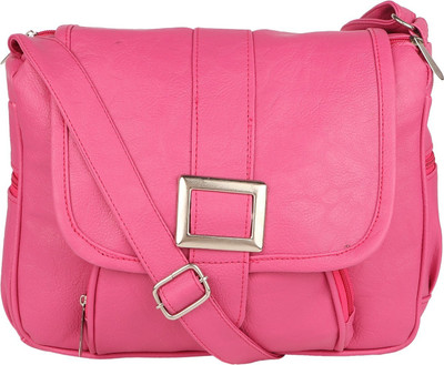

Rekha Collection Women Casual Pink PU Sling Bag