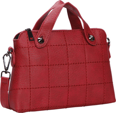

Bagkok Women Casual Red PU Sling Bag