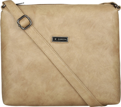 

ESBEDA Women Casual Brown Synthetic Leather Sling Bag