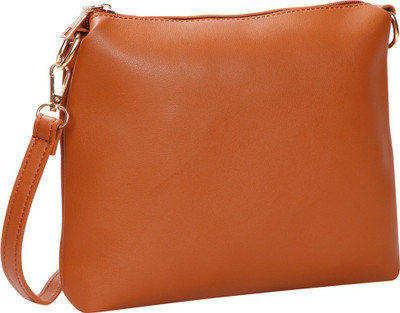 

Bagkok Women Casual Tan PU Sling Bag