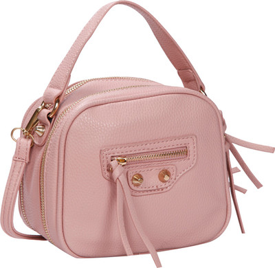 

Bagkok Women Casual Pink PU Sling Bag