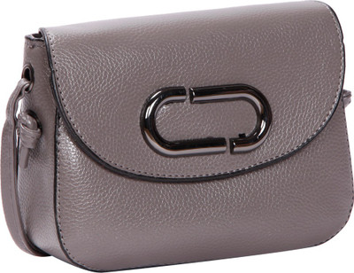 

Bagkok Women Casual Grey PU Sling Bag