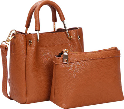

Bagkok Women Casual Tan PU Sling Bag