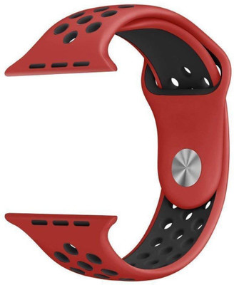 

CELLFATHER Silicone Nike Sport Band for Apple iWatch (42mm, Red & Black) Smart Watch Strap(Mullti Color)