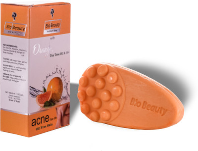 

BioBeauty Anti Acne Soap Orange Tea Oil & Vitamin E Oil Free Skin(200 g, Pack of 2)