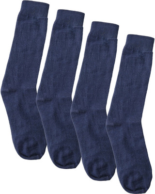 Cotson Men Solid Calf Length(Pack of 4)