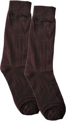 QUEERY Men Solid Calf Length(Pack of 2)