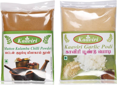 

Kaaviri Mutton Kulambu Chilli Powder and Garlic Podi(2 x 100 g)