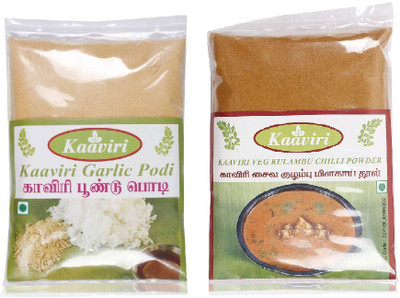 

Kaaviri Garlic Podi and Veg Kulambu Chilli Powder(2 x 100 g)