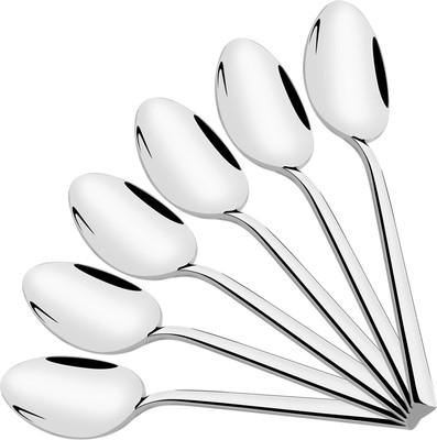 

Shapes Rio 304 grade, 18/10 & Cup Rolled Stainless Steel Tea Spoon Set(Pack of 6)