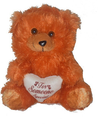 

smayira Soft brown teddy - 26 cm(Tiger Orange)