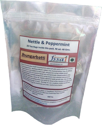 

Jhungarbatti Nettle & Peppermint Infusion (20 Tea bags, Pack) Peppermint Herbal Infusion Bags(40 g, Vacuum Pack)