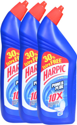 

HARPIC POWER PLUS Liquid Toilet Cleaner Regular(3 x 216.67 ml)
