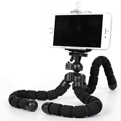 

BUY GENUINE Universal Velvet Finish Flexible Style Tripod for Mobile Phone, Camera, DSLR, Smartphones with Universal Mobile Monopod Mount Adapter & Screw Tripod(Multicolor, Supports Up to 1000)