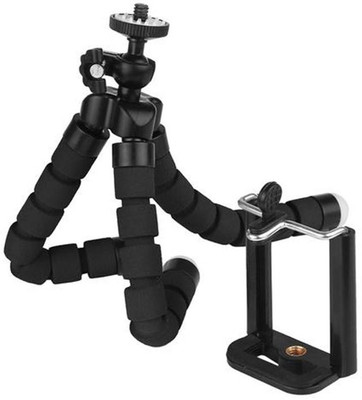 

BUY GENUINE Universal Velvet Finish Flexible Style Tripod for SmartPhone, Camera, DSLR, Smartphones with Universal Mobile Mount Adapter & Screw Tripod(Multicolor, Supports Up to 1000)