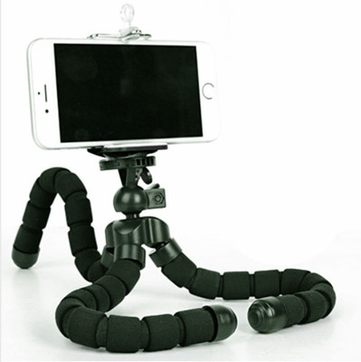 

BUY GENUINE Universal Velvet Finish Flexible Style Tripod for Mobile Phone, Camera, DSLR, Smartphones with Universal Mobile Mount Adapter & Screw Tripod(Black, Supports Up to 1000)