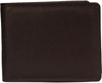 

Look-Kool Men Casual Brown Genuine Leather Wallet(8 Card Slots)