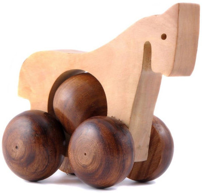 

rrb Haldu Wood Horse Animal Toy(Brown)