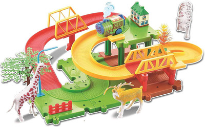 

Pacific Toys Animals 11 Multilevel Train Set, Multi Color(Multicolor)