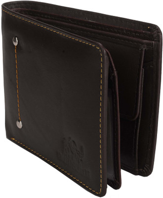 

Bull Kraft Men Brown Genuine Leather Wallet(6 Card Slots)