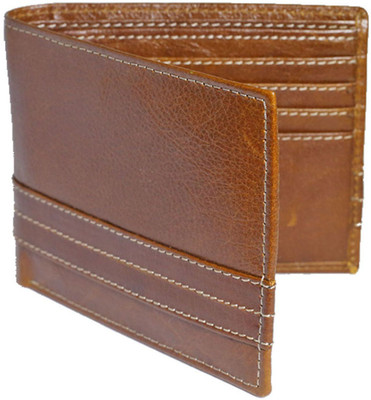 

Nukaichau Men Casual Brown Genuine Leather Wallet(9 Card Slots)