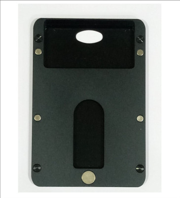 

Pitaka Men Black Aluminium Card Holder(1 Card Slot), Shiny - black