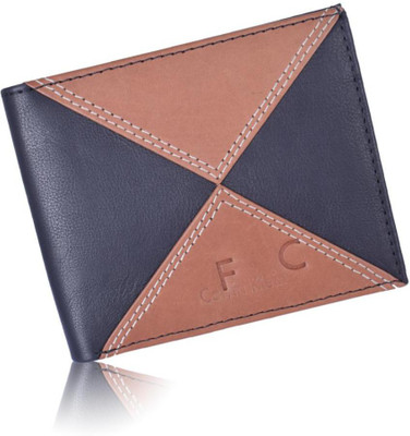 

Fascraft Men Casual Blue, Brown Artificial Leather Wallet(1 Card Slot), Black
