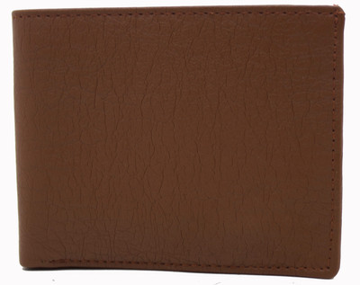

MS Men Formal Brown Artificial Leather Wallet(4 Card Slots)