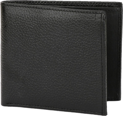 

RUSHQ Men Formal Black Genuine Leather Wallet(7 Card Slots)