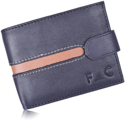 

Fascraft Men Casual Blue Artificial Leather Wallet(6 Card Slots), Black