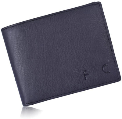 

Fascraft Men Casual Blue Artificial Leather Wallet(8 Card Slots), Black