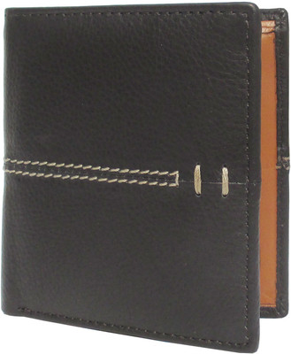 

Zubron Men Casual Black Genuine Leather Wallet(10 Card Slots), Blk018