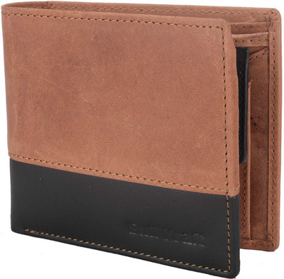 

Bull Kraft Men Tan Genuine Leather Wallet(6 Card Slots)