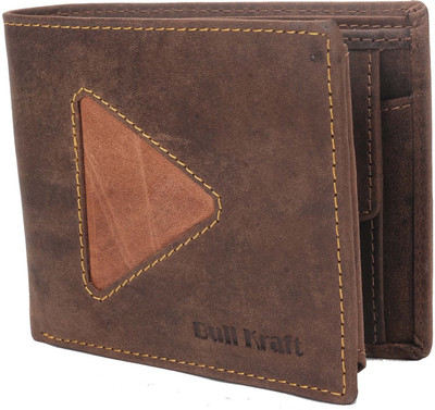 

Bull Kraft Men Brown Genuine Leather Wallet(6 Card Slots)