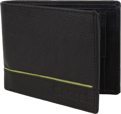 

Wooden Men Casual Black Genuine Leather Wallet(6 Card Slots)