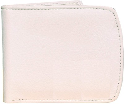 

DN CREATION Men Casual White Genuine Leather Wallet(8 Card Slots)