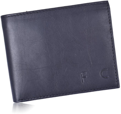 

Fascraft Men Formal Grey Artificial Leather Wallet(4 Card Slots), Black