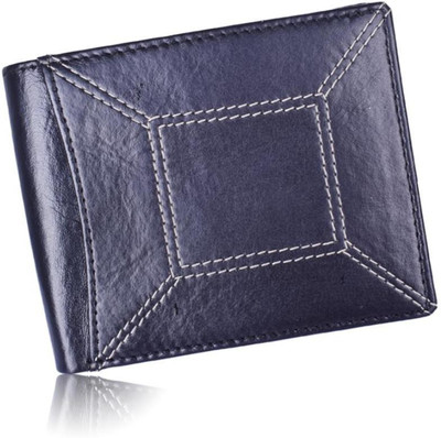 

Fascraft Men Casual Blue Artificial Leather Wallet(9 Card Slots), Black