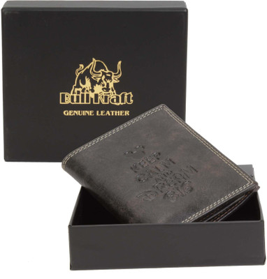 

Bull Kraft Men Brown Genuine Leather Wallet(5 Card Slots)