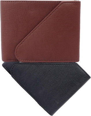 

beautylife Men Casual Black, Brown Artificial Leather Wallet(5 Card Slots)