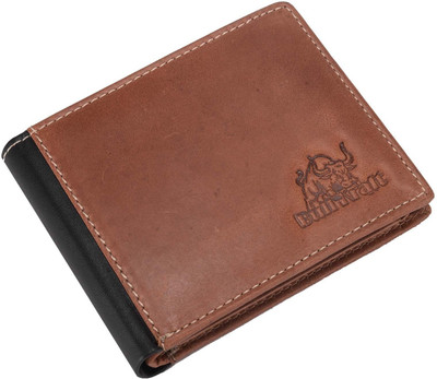 

Bull Kraft Men Tan Genuine Leather Wallet(6 Card Slots)