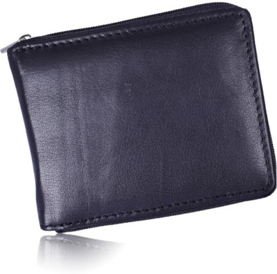 Fascraft Men Casual Black Artificial Leather Wallet(2 Card Slots)