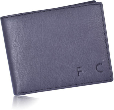 

Fascraft Men Formal Grey Artificial Leather Wallet(8 Card Slots), Black