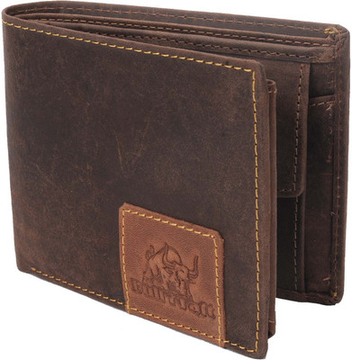 

Bull Kraft Men Brown Genuine Leather Wallet(6 Card Slots)